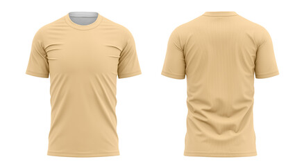 Beige Color Tshirt mockup plain 