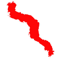 Obraz premium Indonesia flag with brush paint 