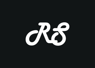RSletter logo desigen and initial logo desigen