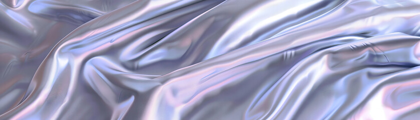 Naklejka premium Smooth Silk Pillowcase: Close-Up of Smooth and Textured Silk Pillowcase with Luxurious Comfort