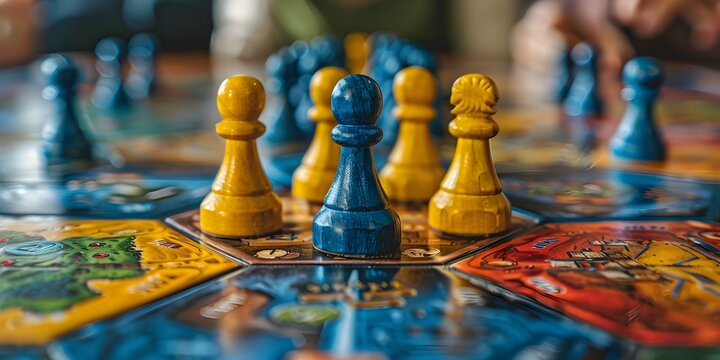 Board Game Challenges Players to Build a Successful Business Empire through Strategic Decision Making and Competitive Gameplay