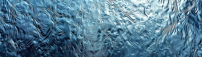 Obraz premium Frosted Glass Window: Close-Up of Textured and Frosted Glass Window with Privacy Effect