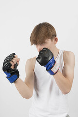 A Teenager Boxer