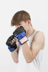 A Teenager Boxer
