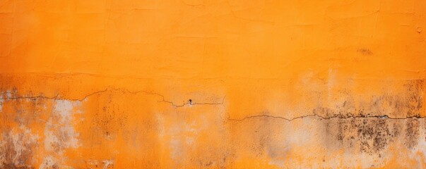 Orange wall texture rough background dark concrete floor old grunge background 