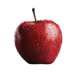 Red apple isolated on PNG background © Yhs City