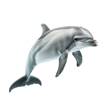 cute  dolpin  isolated on PNG background