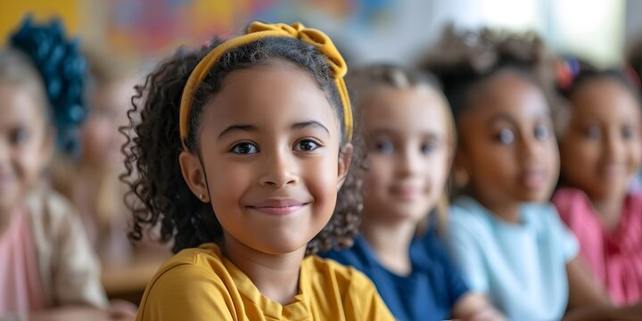 Diverse Students in Inclusive Multicultural Classroom Environment Learning Together