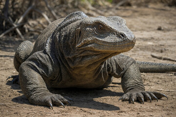 Obraz premium An image of Komodo Dragon