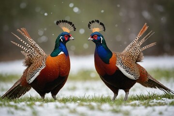 An image of two Pheasants