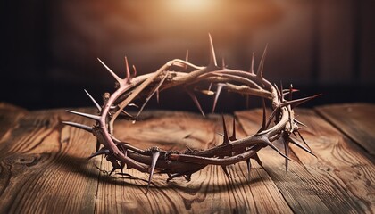 crown of thorns represents jesus crucifixion on good friday