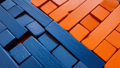 color block background in orange and blue wooden dark blue and orange texture orange geometric...