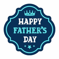 Happy Father Day lettering. Handmade calligraphy vector illustration design . father day card background, 16 June special illustration greeting cards design