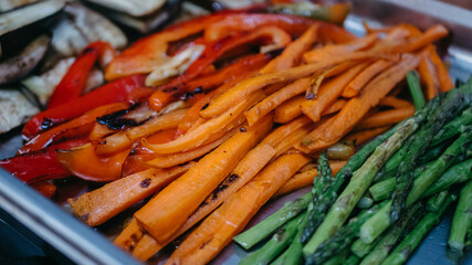 vegetables on stall