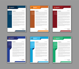 Professional corporate latterhead design for your business, Modern Simple Latter head Template Design