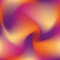 Fototapeta premium abstract colorful background. purple orange yellow gradient sunset warm retro color gradiant illustration. purple orange yellow color gradiant background 