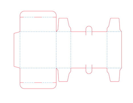 soap box 3x3x1.2 in cutting template