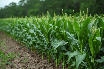 Vibrant Macro Photography of Cornfield: Capturing Nature's Beauty in Detail