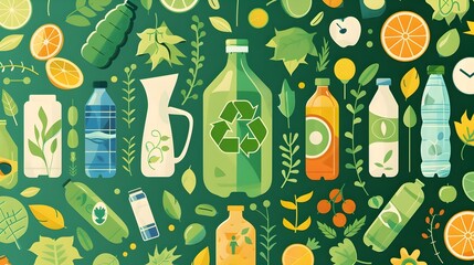 Illustrated Eco-Friendly Packaging Design Guidelines for Sustainable Production Patterns