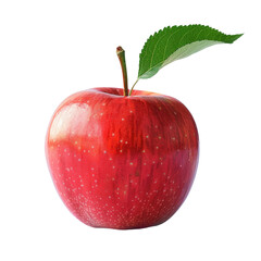 Red apple isolated on PNG background
