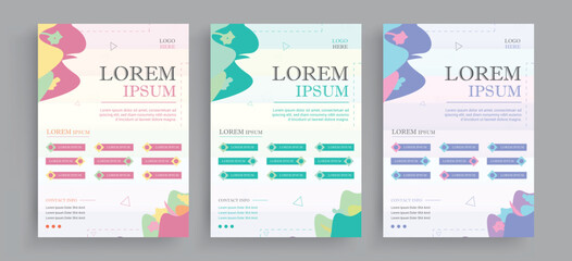 Food Flyer Template design, restaurant food flyer, fast food template vector illustration.	