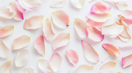 Graceful petals on serene backdrop evoke elegance, ideal for print or online designs.