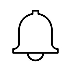 bell, alarm - vector icon