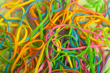 colorful elastics