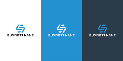 Company Logo Design Line LS Symbol