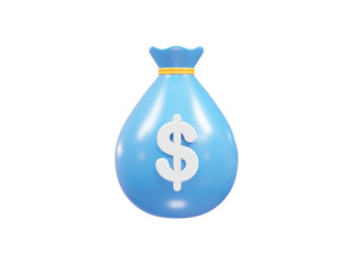 Loan icon 3d rendering bank loan illustration element