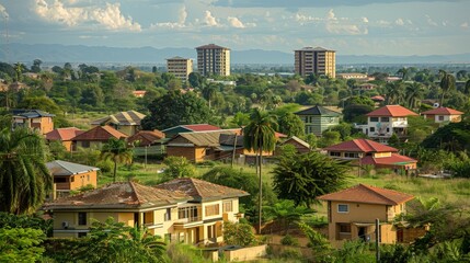 Lusaka Urban Expansion Skyline