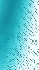 Teal halftone gradient background with dots elegant texture empty pattern with copy space for product design or text copyspace mock-up template