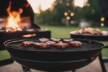 'bbq barbecue barbeque bar b q charcoal fire grill bar-b-q grate grid flames empty clean blank space surface gas coal steakhouse eatery hot cookout cook out cooking food meat steak rib beef pork'