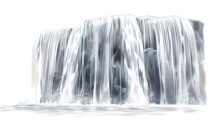 Refreshing splash isolated on white background