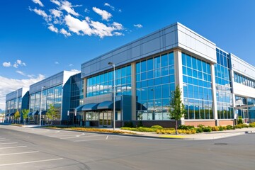Obraz premium Commercial properties like office buildings, retail centers, and industrial warehouses play a vital role in fostering economic vitality and growth within local communities