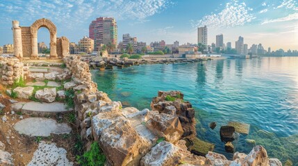 Alexandria Ancient Relics Skyline