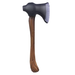 Iron Axe isolated on white background