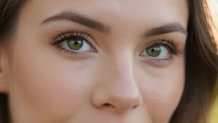 Fototapeta premium Close up portrait of a woman