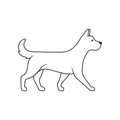 Wild animal. Veterinary clinic. Animals notes. Silhouette dog. Silhouette wild animal. Dog stencil. Clinic logo. Vector dog. Pet sign. Walking dog. Labrador. Profile. Black silhouette. Pet side view.