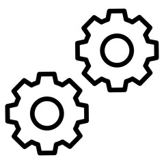 Mechanism  Icon Element For Design