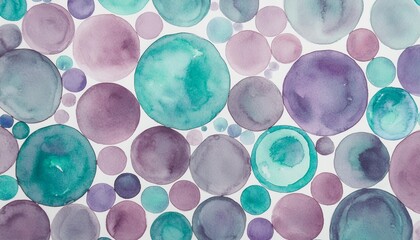 background watercolor circle pattern