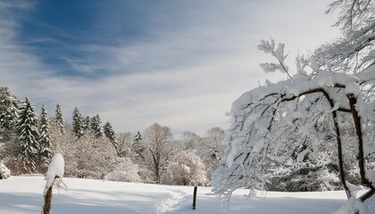 winter wonderland scene