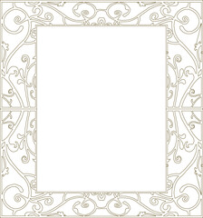 Vector sketch, detailed illustration, design, vintage classic old carved home decoration accessories