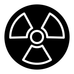 Radiation  Icon Element For Design