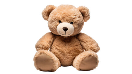 Snuggly Teddy Pal on Transparent Background.