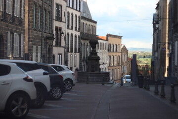 Naklejka premium street landscape and architecture