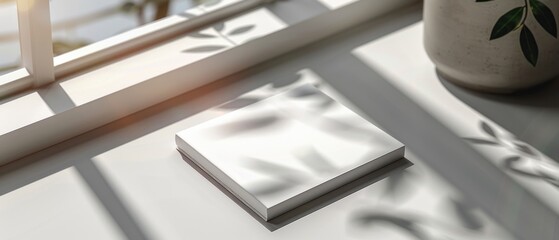 Create a clean, professional blank mockup, embodying the journey towards quitting smoking with dedication and professionalism.