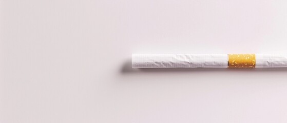 Fashion a minimalist blank mockup, embodying professionalism and the determination to quit smoking for good.