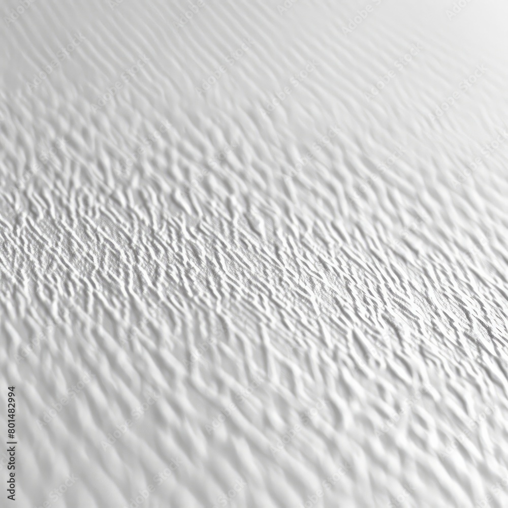 Poster The image is a close up of a white surface with a pattern that resembles waves. The texture of the surface is smooth and uniform, giving the impression of a calm and peaceful environment