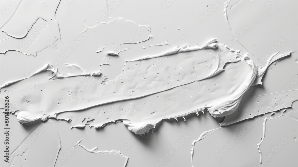 Aufkleber a white wall with a white paint splatter on it. the splatter is in the shape of a line, and it is a 